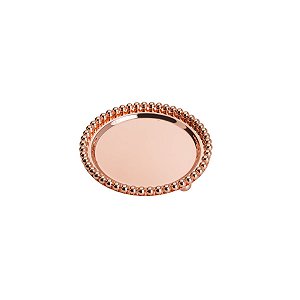 BANDEJA DE ZAMAC BALLS ROSÉ 13,5x2,5cm