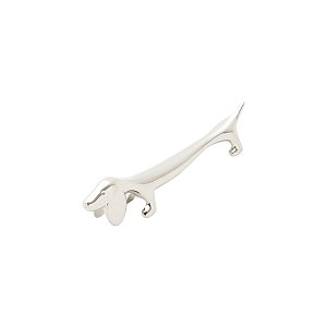 CJ 6 DESCANSOS P/TALHER DE ZAMAC NIQUELADO DOG 8,5cm