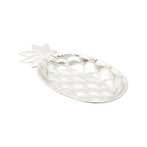 BANDEJA DE ZAMAC NIQUELADO PINEAPPLE 22,5x12cm