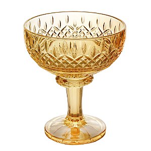 CJ 6 TAÇAS CRISTAL P/SOBREMESA LYS ÂMBAR 260ml