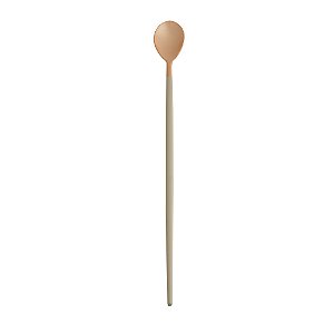 COLHER AÇO INOX BAILARINA KYOTO ROSÉ GOLD/NUDE 30cm