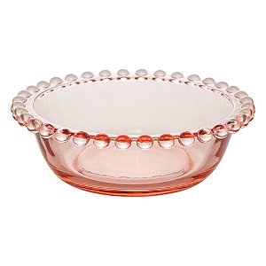 CJ 3 BOWLS CRISTAL PEARL ROSA 14x5cm