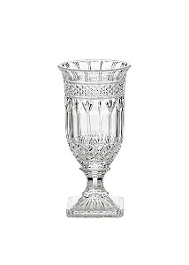 VASO C/PÉ DE CRISTAL BRANDON 16x32,5cm