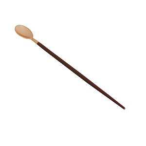 COLHER AÇO INOX BAILARINA KYOTO ROSÉ GOLD/CARMIM 30cm