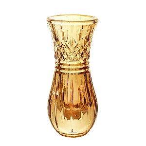 VASO CRISTAL LYS ÂMBAR 6x4x15cm