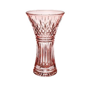 VASO CRISTAL LYS ROSA 16x10x30cm