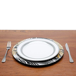 SOUSPLAT PLÁSTICO FOLHAS 33cm