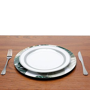 SOUSPLAT PLÁSTICO FOLHAS 33cm