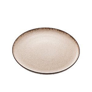 PRATO RASO PORCELANA REACTIVE CANELA 27cm