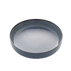 PRATO FUNDO PORCELANA REACTIVE AZUL 20cm