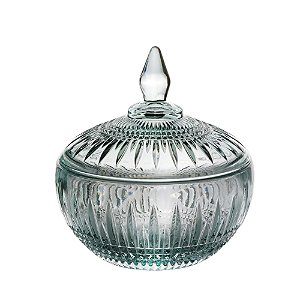 POTICHE DECORATIVA CRISTAL QUEEN VERDE 11x12cm
