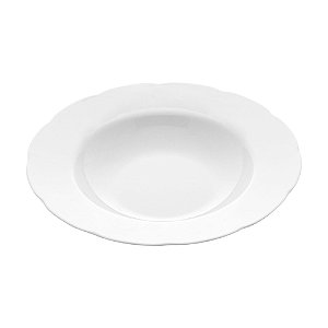 PRATO FUNDO PORCELANA ADANA BRANCO 23cm