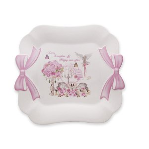 CJ 6 PRATOS PORCELANA WEDDING 21x19cm