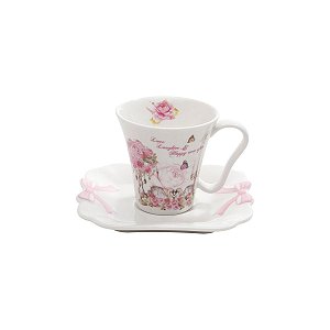 CJ 6 XÍCARAS CAFÉ PORCELANA WEDDING 100ml
