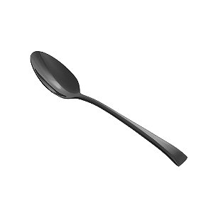 CJ 6 COLHERES AÇO INOX P/CHÁ BERNA PRETO