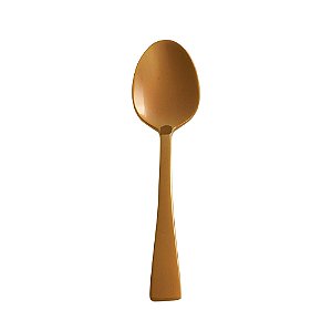 CJ 6 COLHERES AÇO INOX P/CAFÉ BERNA ROSÉ GOLD