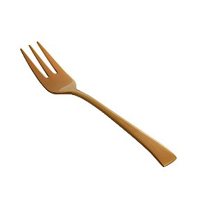 CJ 6 GARFOS AÇO INOX P/BOLO BERNA ROSÉ GOLD
