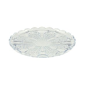PRATO CRISTAL P/SERVIR PRINCESS 32cm
