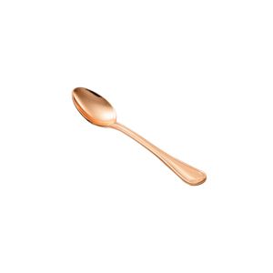 CJ 12 COLHERES DE AÇO INOX P/CAFÉ PVD GENEVE ROSE