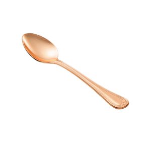 CJ 12 COLHERES DE AÇO INOX P/CHÁ PVD GENEVE ROSE