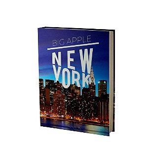 CAIXA LIVRO PAPEL RÍGIDO NEW YORK 36x27x5cm