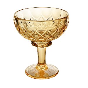 CJ 6 TAÇAS CRISTAL P/SOBREMESA ANGEL ÂMBAR 260ml