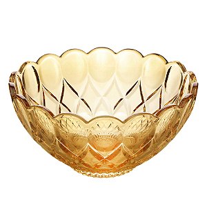 CJ 6 BOWLS CRISTAL ANGEL ÂMBAR 11x6cm