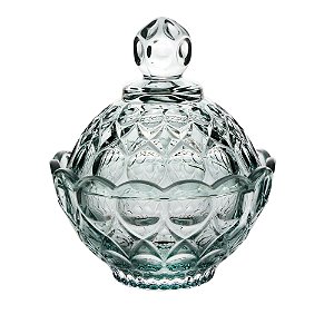 POTICHE DECORATIVO CRISTAL ANGEL VERDE 11x11cm
