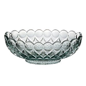 CENTRO DE MESA CRISTAL ANGEL ROXO 29x11cm