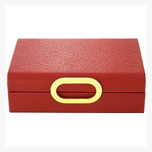 CAIXA DECORATIVA CARMIM 27x22x11cm