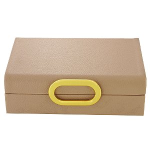 CAIXA DECORATIVA NUDE 27x22x11cm