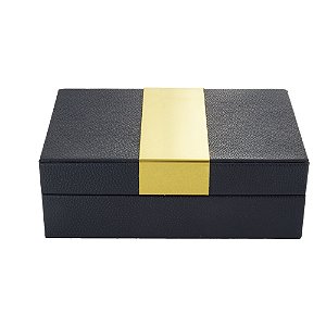 CAIXA DECORATIVA AZUL 23x15x8cm