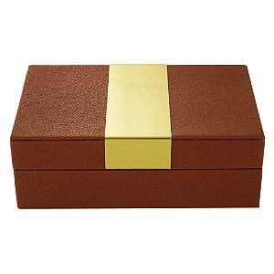 CAIXA DECORATIVA TERRACOTA 21x19x9cm