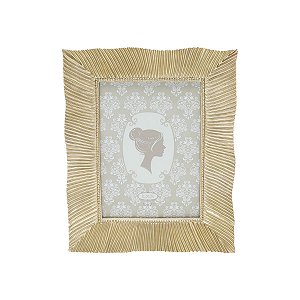 PORTA-RETRATO RESINA DOURADO 13x18cm