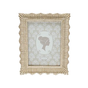 PORTA-RETRATO RESINA DOURADO 13x18cm