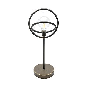 LUMINÁRIA METAL ESCURO 19x46cm