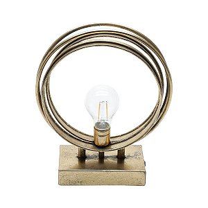 LUMINÁRIA METAL OURO VELHO 23x9x28cm