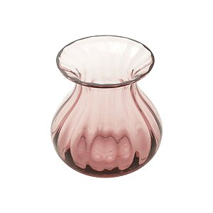 VASO VIDRO ROSE 12x8x15cm