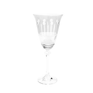 CJ 6 TAÇAS CRISTAL ECOLÓGIC LAPIDADO VINHO ALEXANDRA 350ml