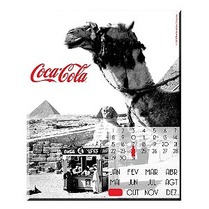CALENDARIO COCA COLA MDF MAGNETICO LANDSCAPE EGITO
