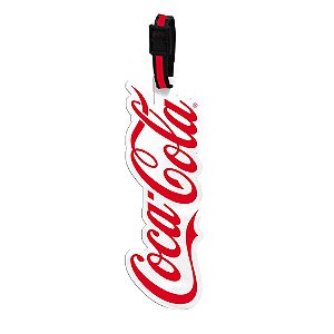 ETIQUETA PARA MALA COCA COLA PLASTICO LOGO COCA COLA