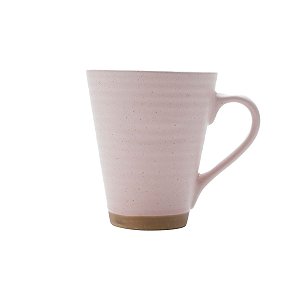 CANECA CERÂMICA ROMANCE ROSA 10x8cm 300ml