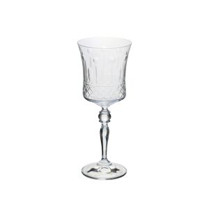 CJ 6 TAÇAS CRISTAL ECOLÓGICO LAPIDADO P/VINHO GRACE 250ml