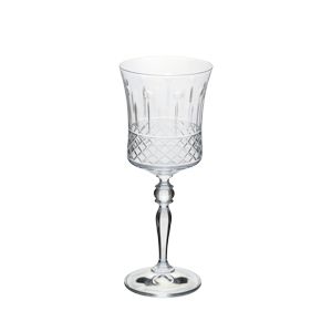CJ 6 TAÇAS CRISTAL ECOLÓGICO LAPIDADO P/ÁGUA GRACE 300ml