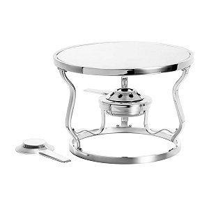 RECHAUD DE PRATA C/CHAPA 25CM