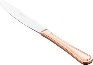 CJ 12 FACAS DE AÇO INOX P/MESA PVD ROSÉ GOLD AVALON