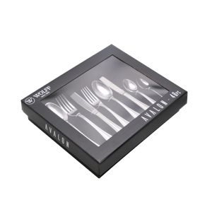 FAQUEIRO 48PC DE AÇO INOX AVALON C/GIFT BOX