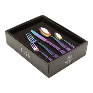 FAQUEIRO 30PCS DE AÇO INOX PVD RAINBOW C/GIFT BOX PISA