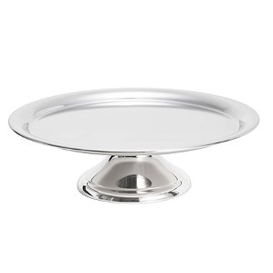 PRATO P/BOLO DE PRATA ELEGANCE 19CM