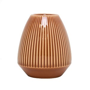 VASO DECORATIVO PORCELANA TERRACOTA 9x11cm